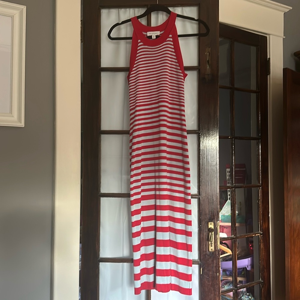 Free assembly knit maxi
